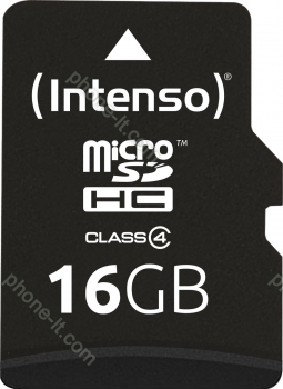 Intenso R21/W5 microSDHC 16GB Kit, Class 4