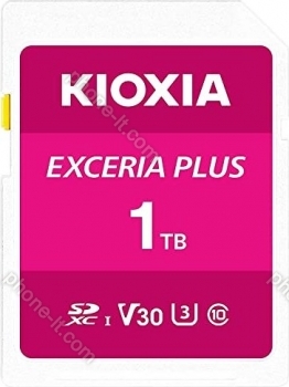 KIOXIA EXCERIA PLUS R100/W85 SDXC 1TB, UHS-I U3, Class 10