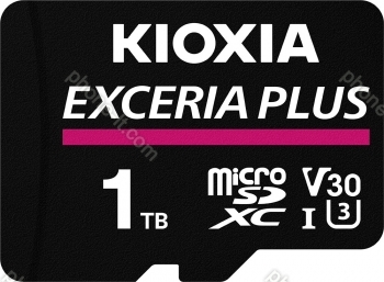 KIOXIA EXCERIA PLUS R100/W85 microSDXC 1TB Kit, UHS-I U3, A1, Class 10
