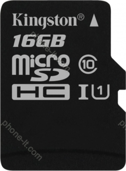 Kingston Canvas Select R80 microSDHC 16GB, UHS-I U1, Class 10