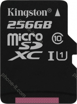 Kingston Canvas Select R80 microSDXC 256GB, UHS-I U1, Class 10