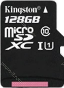 Kingston microSDXC 128GB, UHS-I, Class 10