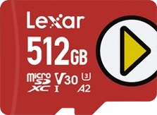 Lexar PLAY R150 microSDXC 512GB, UHS-I U3, A2, Class 10