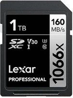Lexar Professional 1066x Silver Series R160/W120 SDXC 1TB, UHS-I U3, Class 10