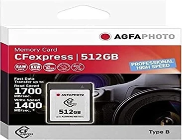 Lupus Imaging AgfaPhoto Prof. High Speed R1700/W1400 CFexpress 2.0 Type B 512GB