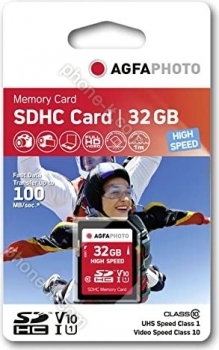 Lupus Imaging AgfaPhoto High Speed R45/W15 SDHC 32GB, UHS-I, Class 10