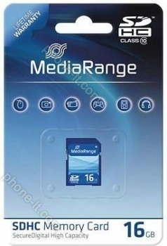 MediaRange R45/W15 SDHC 16GB, Class 10