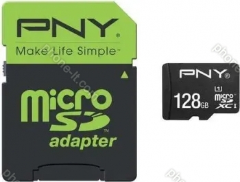 PNY High Performance R80/W25 microSDXC 128GB, UHS-I U1, Class 10