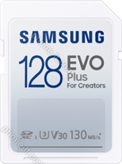Samsung EVO Plus for Creators R130 SDXC 128GB, UHS-I U3, Class 10