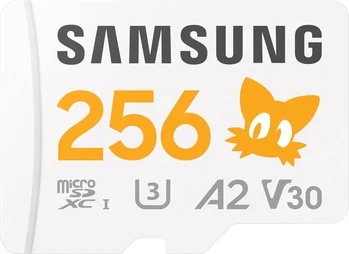 Samsung PRO Plus R180/W130 microSDXC 256GB Sonic the Hedgehog Kit, UHS-I U3, A2, Class 10