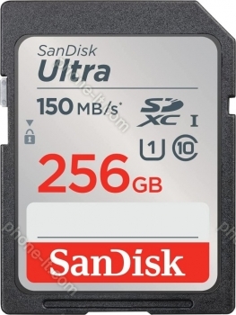 SanDisk Ultra R150 SDXC 256GB, UHS-I U1, Class 10