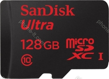 SanDisk Ultra R80 microSDXC 128GB Kit, UHS-I, Class 10