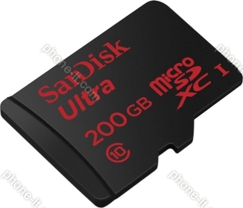 SanDisk Ultra R90 microSDXC 200GB Kit, UHS-I, Class 10