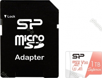 Silicon Power Superior R100/W80 microSDXC 1TB Kit, UHS-I U3, A1, Class 10