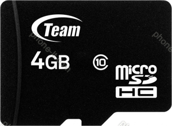 TeamGroup Black R17 microSDHC 4GB Kit, Class 10
