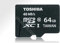 Toshiba HS Professional R40 microSDXC 64GB, UHS-I, Class 10