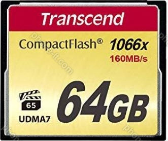 Transcend 1066x R160/W120 CompactFlash Card 64GB