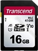 Transcend 410M R95/W20 SDHC 16GB, UHS-I U1, A1, Class 10