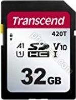 Transcend 420T R95/W25 SDHC 32GB, UHS-I U1, A1, Class 10