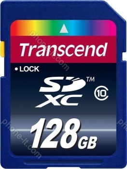 Transcend R22/W16 SDXC 128GB, Class 10