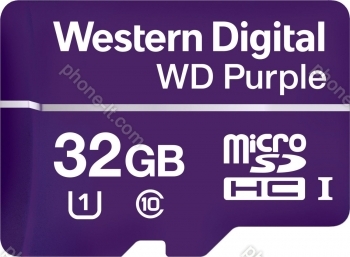 Western Digital WD Purple R80/W50 microSDHC 32GB, UHS-I U1, Class 10