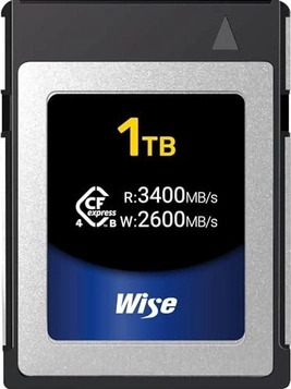 Wise Advanced CFX4-B Series R3400/W2600 CFexpress 4.0 Type B 1TB
