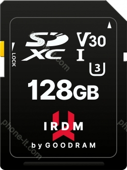 goodram IRDM S3A0 R100/W70 SDXC 128GB, UHS-I U3, Class 10