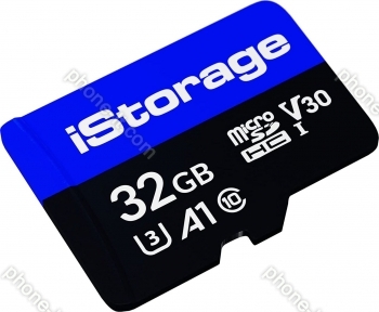 iStorage microSDHC 32GB, UHS-I U3, A1, Class 10, 3er-Pack