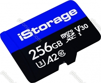 iStorage microSDXC 256GB, UHS-I U3, A2, Class 10