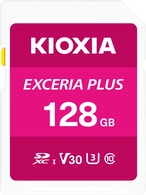 KIOXIA EXCERIA PLUS R100/W65 SDXC 128GB, UHS-I U3, Class 10