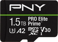 PNY Pro Elite Prime R200/W150 microSDXC 1.5TB Kit, UHS-I U3, A2, Class 10