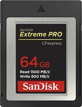 SanDisk Extreme PRO R1500/W800 CFexpress 2.0 Type B 64GB