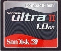 SanDisk Ultra II CompactFlash Card 1GB