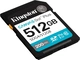 Kingston Canvas Go! Plus Gen4 R200/W160 SDXC 512GB, UHS-I U3, Class 10