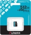 Kingston Canvas Go! Plus Gen4 R200/W160 microSDXC 512GB, UHS-I U3, A2, Class 10