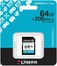 Kingston Canvas Go! Plus Gen4 R200 SDXC 64GB, UHS-I U3, Class 10