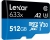 Lexar High-Performance 633x R100/W70 microSDXC 512GB Kit, UHS-I U3, A2, Class 10