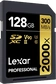 Lexar Professional 2000x Gold Series R300/W260 SDXC 128GB, UHS-II U3, Class 10