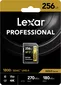 Lexar Professional 1800x Gold Series R280/W205 SDXC 256GB, UHS-II U3, Class 10