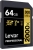 Lexar Professional 2000x Gold Series R300/W260 SDXC 64GB, UHS-II U3, Class 10