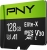 PNY Elite-X R100 microSDXC 128GB Kit, UHS-I U3, A1, Class 10
