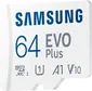 Samsung EVO Plus 2024 R160 microSDXC 64GB Kit, UHS-I U1, A1, Class 10