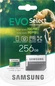 Samsung EVO Select R100/W90 microSDXC 256GB Kit, UHS-I U3, Class 10