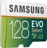 Samsung EVO Select R100/W90 microSDXC 128GB Kit, UHS-I U3, Class 10