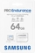 Samsung PRO Endurance R100/W30 microSDXC 64GB Kit, UHS-I U1, Class 10