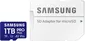 Samsung PRO Plus R180/W130 microSDXC 1TB Kit, UHS-I U3, A2, Class 10