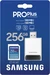 Samsung PRO Plus for Professionals R180/W130 SDXC 256GB USB-Kit, UHS-I U3, Class 10