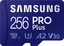Samsung PRO Plus R160/W120 microSDXC 256GB USB-Kit, UHS-I U3, A2, Class 10