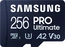 Samsung PRO Ultimate R200/W130 microSDXC 256GB Kit, UHS-I U3, A2, Class 10