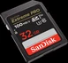 SanDisk Extreme PRO R100/W90 SDHC 32GB, UHS-I U3, Class 10